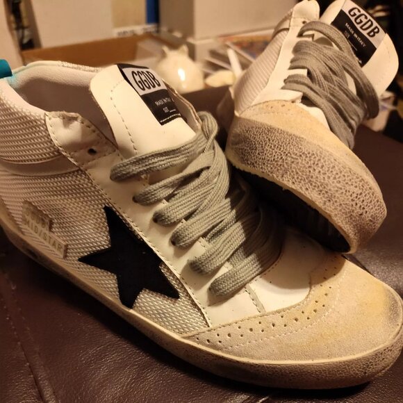 Golden Goose Shoes - Golden Goose Mid Star Beige Size EU 39/US 6.5